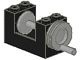 73037-11G Slangenrolhouder met drum en slinger zwart gebruikt *
