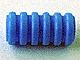 78c02-7 Slang geribbeld 2 nops blauw NIEUW *5D0000
