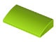 88930-34 Dakpan gebogen 2x4x2/3 geen noppen, MET bodemtubes lime NIEUW *1L281