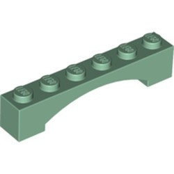 92950-48 Steen, boog 1x6x1 hoog VERHOOGDE BOOG groen, zandkleurig NIEUW *1L267