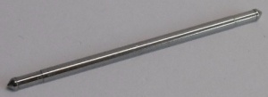 bb0837-22 As voor treinwiel MET SLOTS (zie ook x1687-22) chrome zilver NIEUW *5D0000