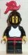 cas175G Chain Mail - Zwarte, Grill helm, Zwarte benen, rode Plume gebruikt *0M0000