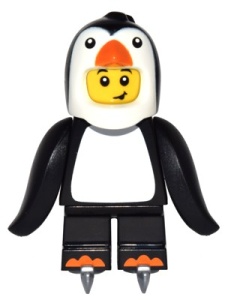 col253 Man in pinguinpak NIEUW *0M0000
