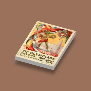 CUS1079 1920 Olympiade Belgique wit NIEUW *0A000