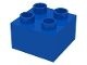 HU3437-7 COMPATIBEL met DUPLO steen 2x2 (Hubelino) blauw NIEUW *