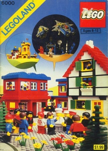IDEA6000-G 6000 Ideeënboek Legoland, STICKERS NIET COMPLEET gebruikt *LOC RBL