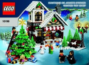 INS10199 10199 BOUWBESCHRIJVING- Winter Toy Shop NIEUW *