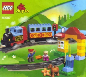 INS10507-G 10507 BOUWBESCHRIJVING- My First Train Set gebruikt *