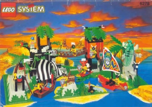 INS6278-G 6278 BOUWBESCHRIJVING- Enchanted Island gebruikt *LOC RBS