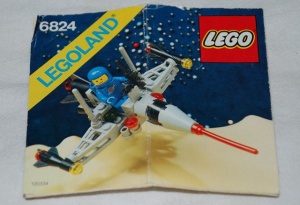 INS6824-G 6824 BOUWBESCHRIJVING- Space Dart l gebruikt *LOC RBL
