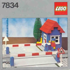 INS7834-G 7834 BOUWBESCHRIJVING- Level Crossing Manual gebruikt *LOC RB