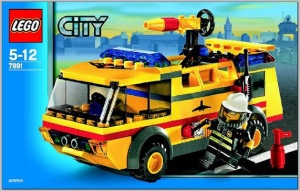 INS7891-G 7891 BOUWBESCHRIJVING- Airport Firetruck gebruikt *