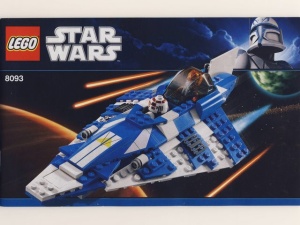 INS8093-G 8093 BOUWBESCHRIJVING- Plo Koon's Jedi Starfighter gebruikt *LOC RBSW