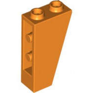 LEGO 2449-4G Omgekeerde dakpan 75 graden 2x1x3 oranje gebruikt *1L0004159199