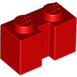 LEGO 4216-5G Steen 1x2 met sleuf rood gebruikt *1R0074238999|4246910|4501560
