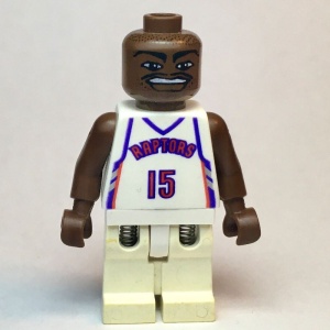 nba039G NBA Vince Carter, Toronto Raptors #15 (witte Uniform) gebruikt *0M0000