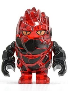 pm027G Power Miners-Rock Monster- Infernox (trans-roods) gebruikt *0M0000
