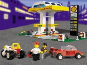 Set 1256 SHELL benzinepomp NIEUW *0M0000