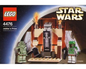 Set 4476 Jabba's Prize doos zwaar beschadigd NIEUW