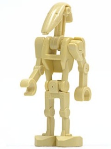 sw0001bG Star Wars:Battle Droid zonder rugplaat gebruikt *0M0000