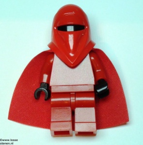 sw040a Star Wars:Imperial Guard met zwarte handen en rode cape NIEUW *0M0000