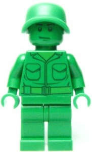toy001G TOY STORY- Green Armour Man gebruikt *0M0000