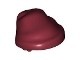 x70-59 Hoed van gedraaide doek rood, donker NIEUW *0L0000