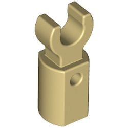 11090-2 Staafhouder met clip crème NIEUW *0W001