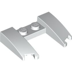 11291-1 Wigplaat 3x4x2/3 met uitsnede wit NIEUW *0L000