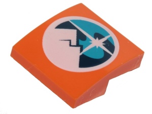15068pb140-4 Dakpan rond 2x2x2/3 geen noppen Arctic Expedition logo oranje NIEUW *1L278