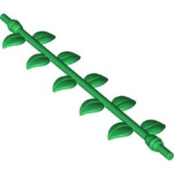 16981-6G Liaan met bladeren 16 noppen lang groen gebruikt *5K0000