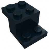 18671-11 Verbindingssteen 3x2x1 1/3 (kort) zwart *1R0000