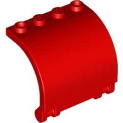 18910-5 Paneel gebogen 3x4x3 rood gebruikt *