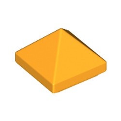 22388-110 DakNOK 45 graden PYRAMIDE 1x1 2/3 hoog top 4 zijdig oranje, lichthelder NIEUW *1L190