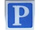 2384pb04-60G Parkeerplaats te verlichten zie 2383 en 4746 wit, melkachtig gebruikt *1D000