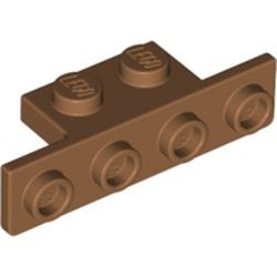 2436-150 Verbindingsplaat 1x2- 1x4 (kan ook 28802 zijn) caramel, midden NIEUW *1L361