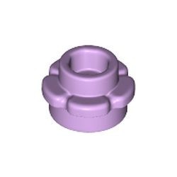 24866-154 Bloem- Platte plaat 1x1 bloem VIJF blaadjes lavender, licht NIEUW *0D002