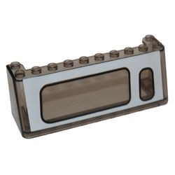2694pb01L-13 Ruit 3x10x3 met wit raam opdruk LINKS transparant zwart NIEUW *