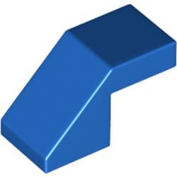 28192-7 Dakpan 45 graden 1x2 geknakt ZONDER NOP blauw NIEUW *1L000