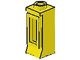 29-3G Raam 1x1x2 hoog- KLASSIEK (zonder glas) geel gebruikt *1L0000