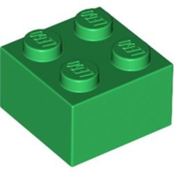 3003-6 Steen 2x2 groen NIEUW *5K0000