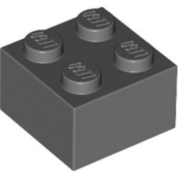 3003-85 Steen 2x2 grijs, donker (blauwachtig) NIEUW *5K0000