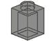 3005-13 Steen 1x1 transparant bruin (naam was: trans ZWART) NIEUW *1L003