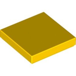 3068b-3G Tegel 2x2 geel gebruikt *1L344