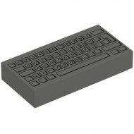 3069bpb0030-10G Tegel 1x2 toetsenbord donker, grijs (klassiek) gebruikt *5T02-16