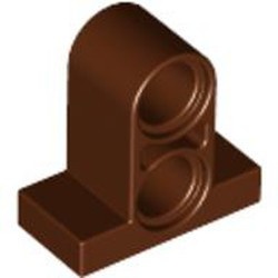 32530-88 Technic, Pin koppelaar plaat 1x2x1 2/3 (Dubbel bovenzijde) bruin, roodachtig NIEUW *0B010
