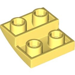 32803-103 Omgekeerde dakpan 2x2 rond geel, lichthelder NIEUW *1L283