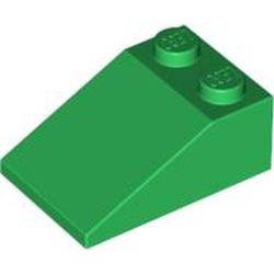 3298-6G Dakpan 33 graden 2x3 groen gebruikt *1L412