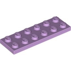 3795-154 Platte plaat 2x6 lavender, licht NIEUW *5K000