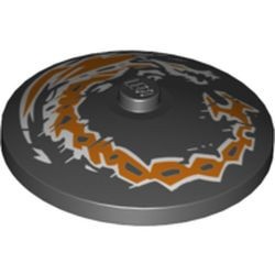 3960pb057-11 Schotel 4x4 Oranje draak zwart NIEUW *1L0000